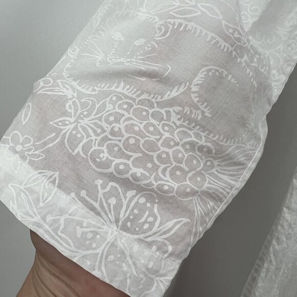 Lilly Pulitzer Sarasota Tunic Beaded Resort White - Picture 8 of 12